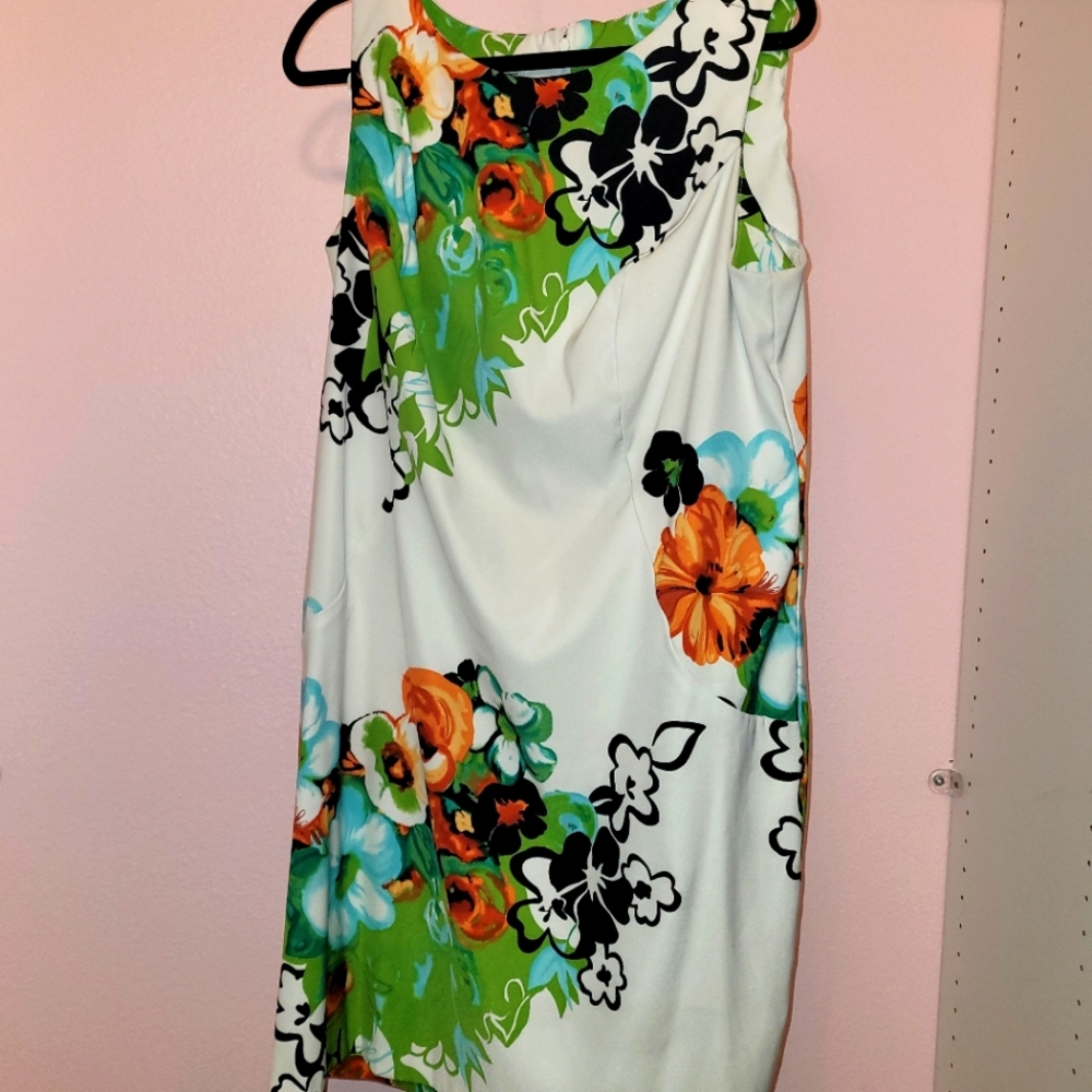 Plus Size Floral Dress Size 16